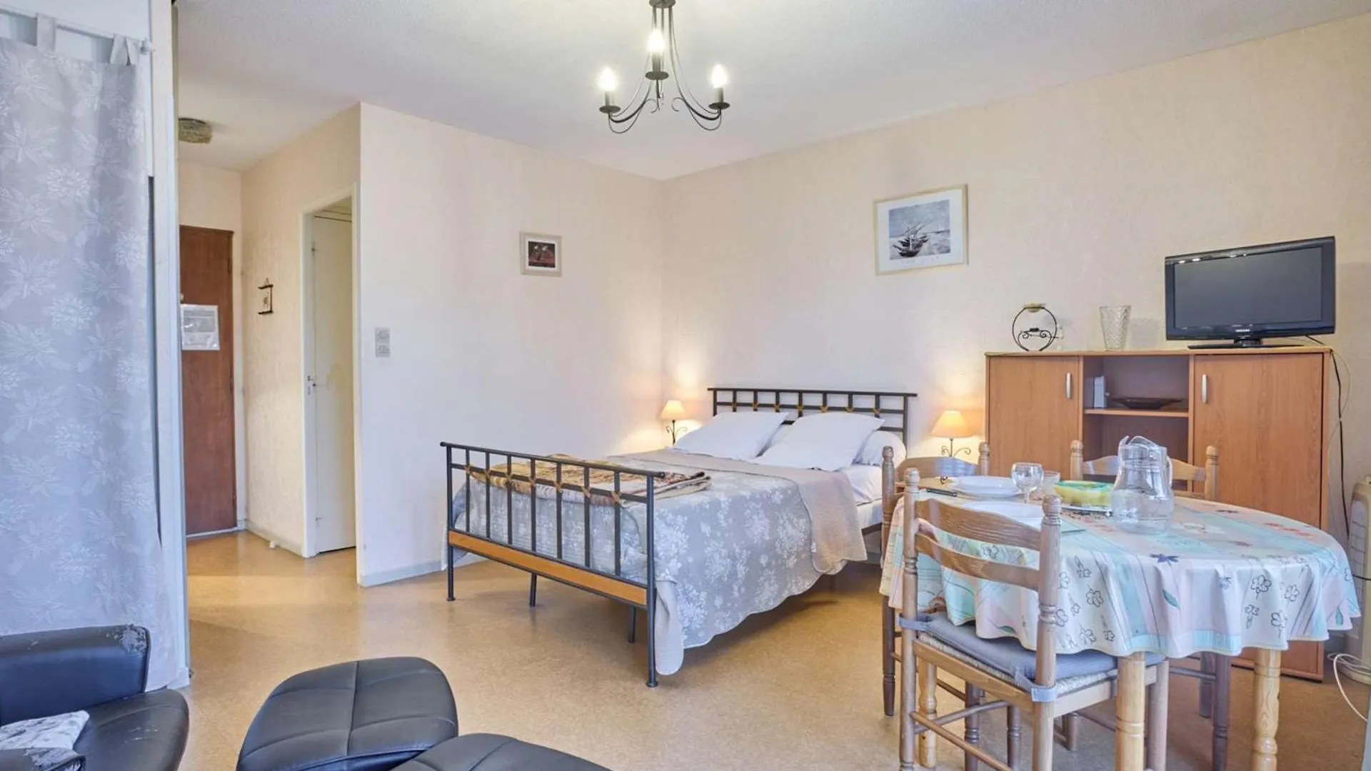 Appartement T1 Bis Cosy Avec Balcon Et Parking, Ideal Pour 2 Personnes - Fr-1-841-40 Barbotan-les-Thermes